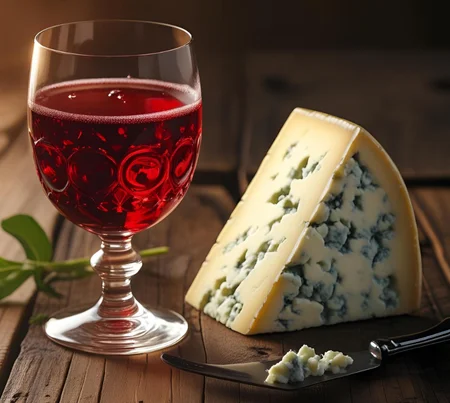 Melomel de frutos rojos + queso azul
