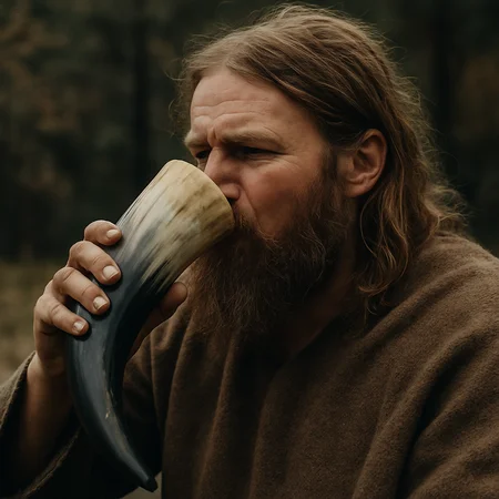 Los cuernos vikingos para beber