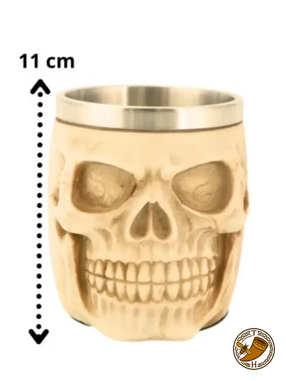Jarra de cerveza calavera